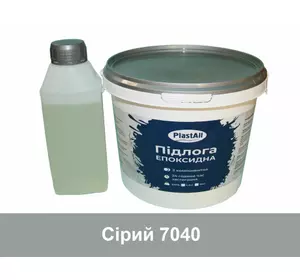 Эпоксидный наливной пол для склада и гаража Plastall™ 4.8 кг Серый
