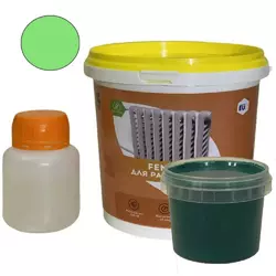 Краска для радиаторов отопления Feniks 1.2 кг Зеленая глянцевая без запаха