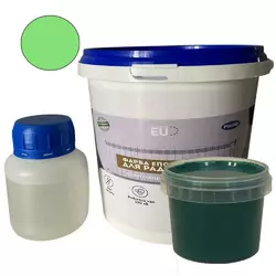 Краска эпоксидная для радиаторов отопления Plastall 1.2 кг Зеленый глянцевая без запаха